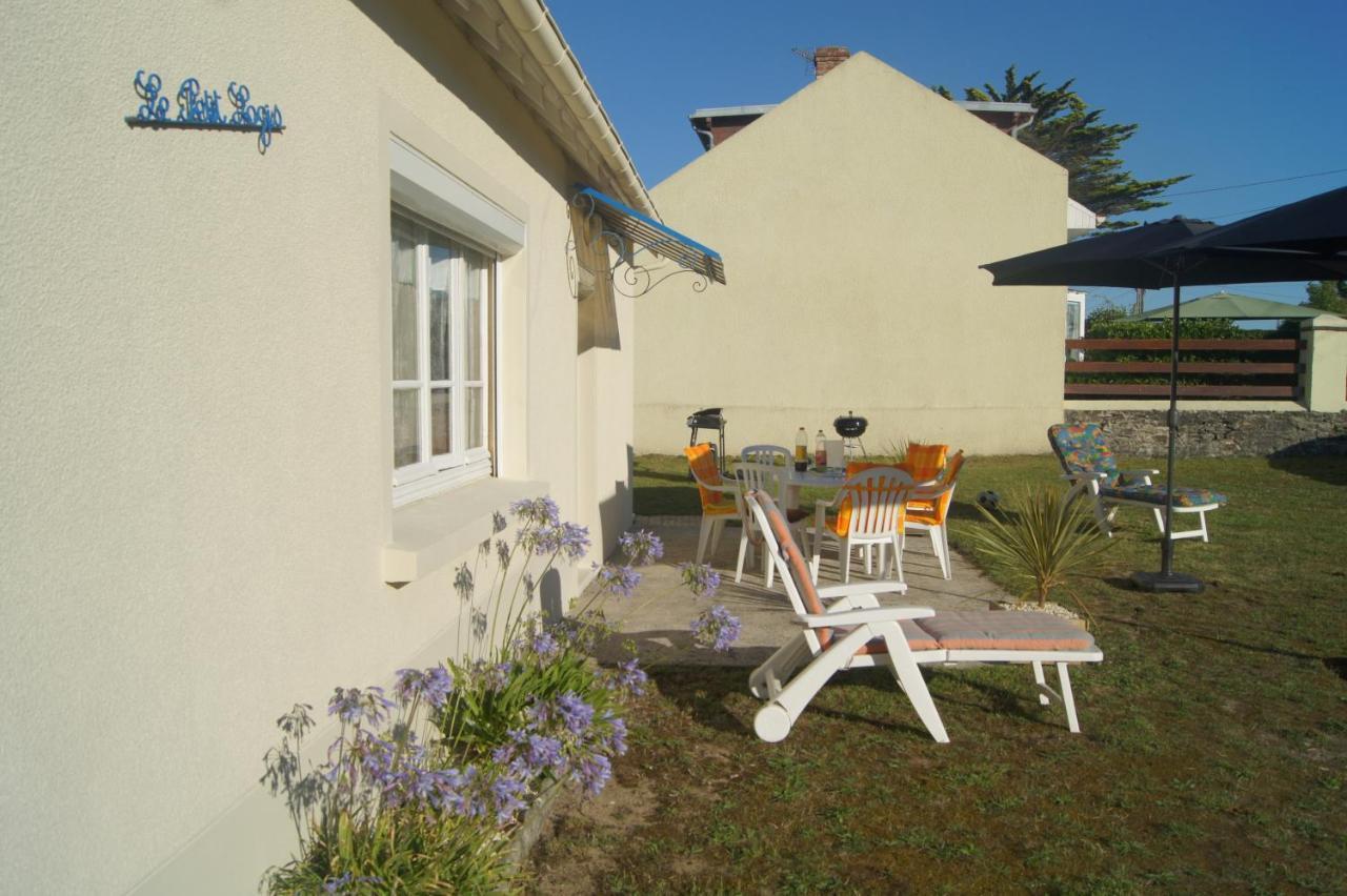 Le Petit Logis De Barneville Plage Wc Exterieur Ngoại thất bức ảnh
